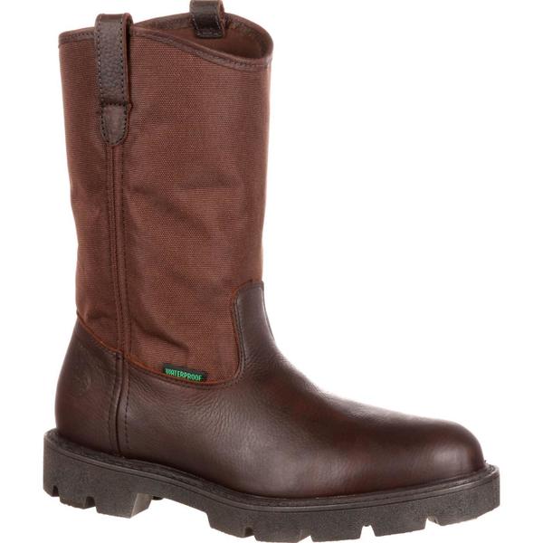 Georgia Boot Homeland Waterproof Wellington Work Boot, 95M, 95M G113